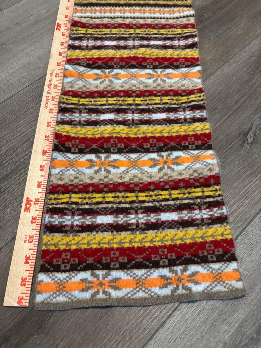 Drakes Wool scarf